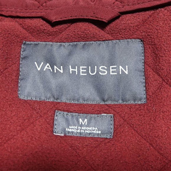 Van Heusen Quilted Zip Up Vest Medium - Picture 8 of 9